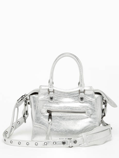 Satchel Patent Steve madden Silver patent 13000975 other view 4