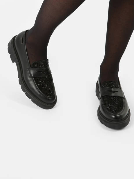 Moccasins Zaboy In Leather Les tropeziennes Black women 77335 other view 2