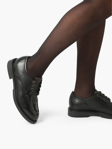 Derby Shoes In Leather Mjus Black women T81103 other view 2