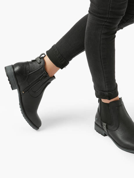 Chelsea Boots Mustang Black women 1265522 other view 2