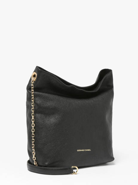 Leather Le Charlotte Bucket Bag Gerard darel Black premium X445 other view 2
