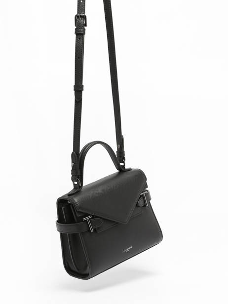 Small Grained Leather Emilie Crossbody Bag Le tanneur Black emily TEMI1006 other view 2
