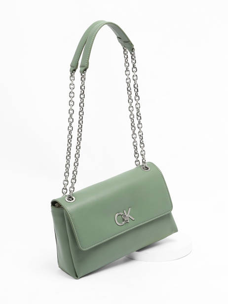 Crossbody Bag Re-lock Recycled Polyester Calvin klein jeans Green re-lock K611084 other view 2