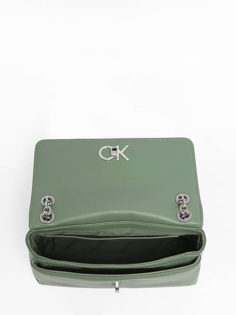 Crossbody Bag Re-lock Recycled Polyester Calvin klein jeans Green re-lock K611084 other view 3