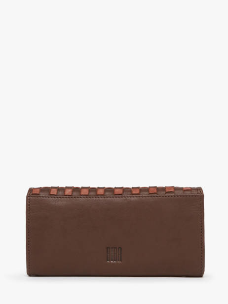 Wallet Leather Biba Brown heritage KA3 other view 2