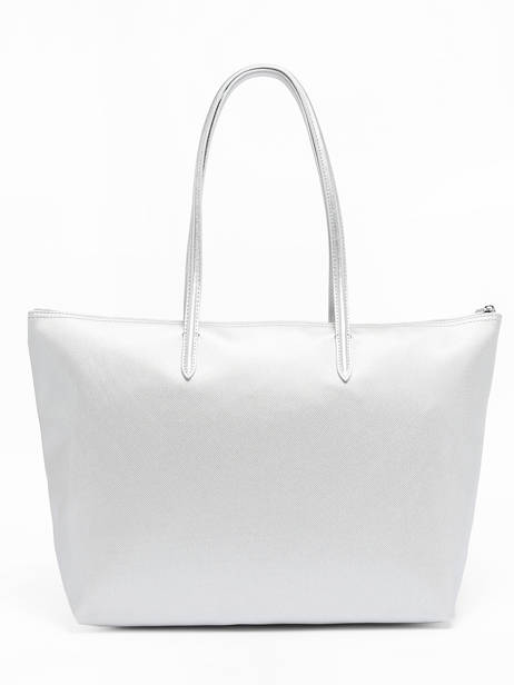 Shopping Bag L.12.12 Concept Seasonal Lacoste Silver l.12.12 concept seasonal NF4385SJ other view 4
