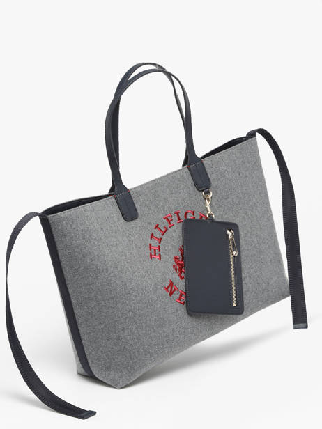 Sac Porté épaule Iconic Tommy Polyester Tommy hilfiger Gris iconic tommy AW15576 vue secondaire 2