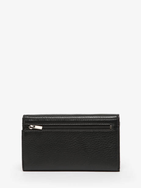 Wallet Leather Yves renard Black enveloppe 29283 other view 2