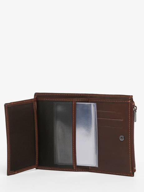 Portefeuille Porte-monnaie Oil Cuir Etrier Marron oil EOIL619 vue secondaire 2