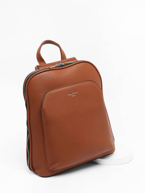 Shoulder Strap Backpack Miniprix Brown sable M9396 other view 2