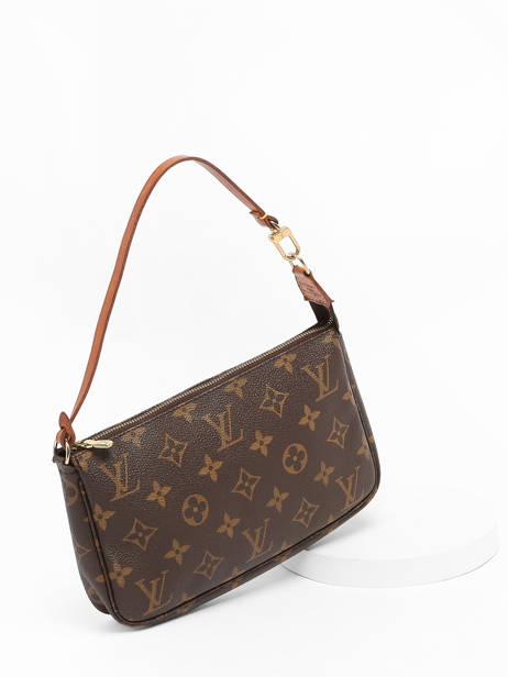 Preloved Louis Vuitton Pouch Monogram Brand connection Brown louis vuitton AAZ0834 other view 2