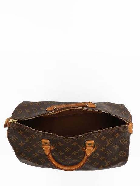 Preloved Louis Vuitton Handbag Speedy 35 Monogram Brand connection Brown louis vuitton AAZ0580 other view 3