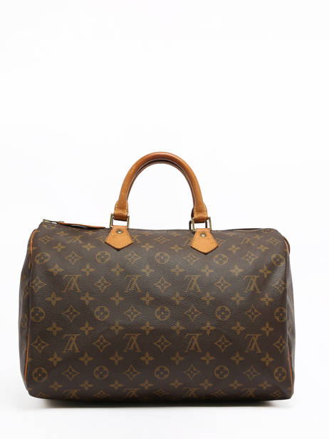 Preloved Louis Vuitton Handbag Speedy 35 Monogram Brand connection Brown louis vuitton AAZ0580 other view 4