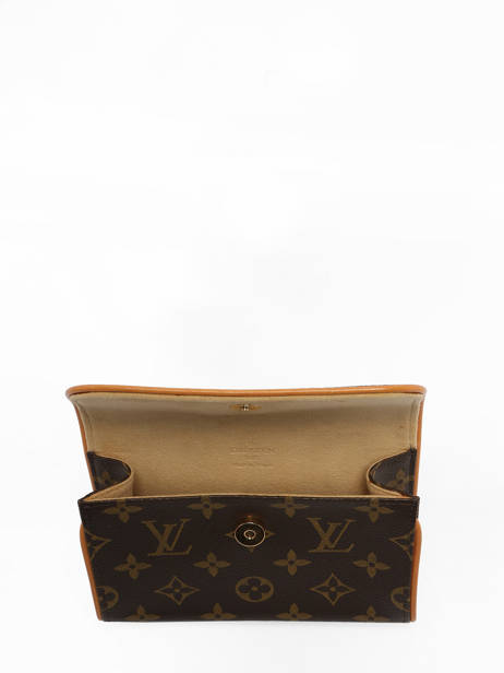 Preloved Louis Vuitton Waist Bag Florentine Monogram Brand connection Brown louis vuitton AAX5645 other view 3