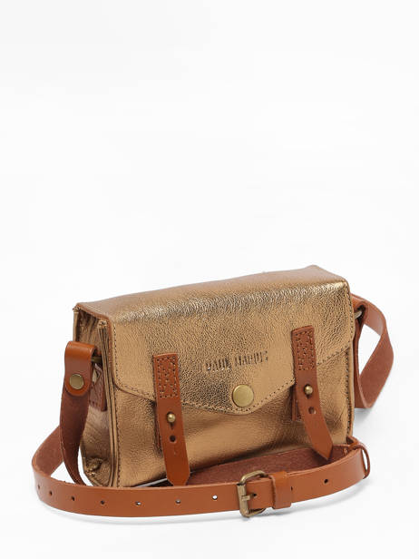 Sac Lemini Indispensable Cuir Paul marius Or vintage MINI vue secondaire 2