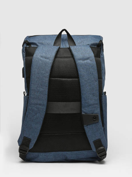 Backpack David jones Blue business PC037A other view 4