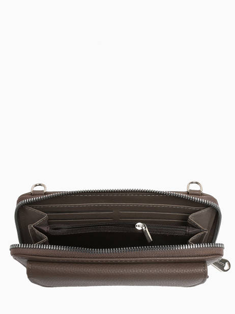 Ccrossbody Wallet Miniprix Brown grained H6017 other view 3