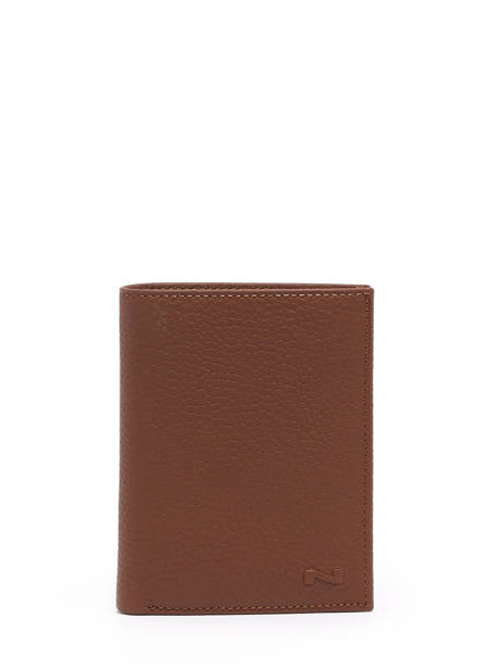 Portefeuille Trifold Forman Cuir Nathan baume Marron forman 110552N
