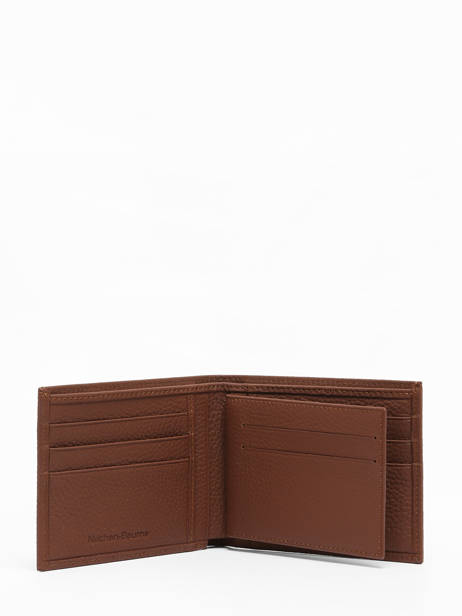 Wallet Leather Nathan baume Brown original homme 429N other view 1