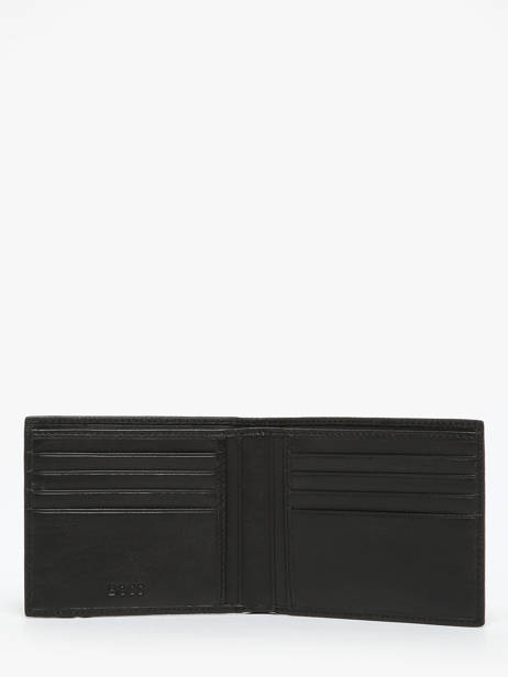Leather Iconic Cardholder Hugo boss Black grained HLW416A other view 1