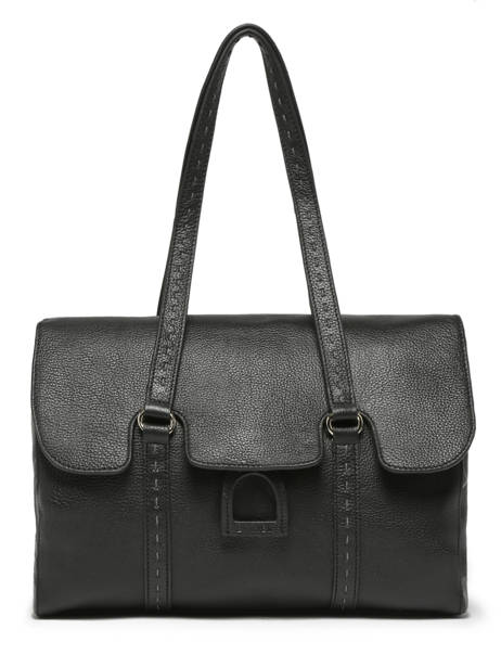 Shoulder Bag Tradition Leather Etrier Black tradition EHER27
