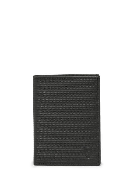 Leather Michelin Wallet Yves renard Black michelin 179