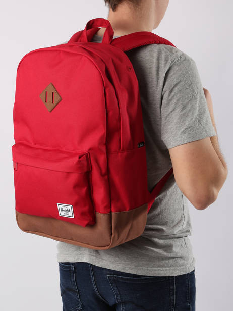 Backpack Heritage 1 Compartment + 15'' Pc Herschel Red classics 10007 other view 2