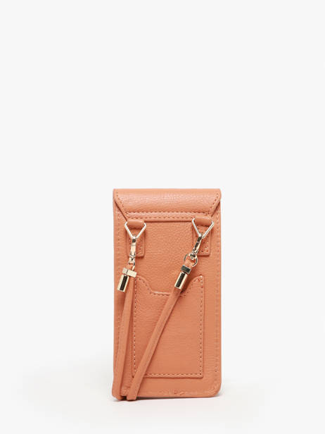 Leather Eva Art Déco Phone Bag Paul marius Brown la suite art deco EVAART other view 4