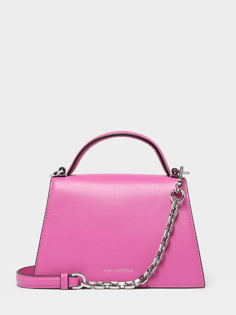 Crossbody Bag K Signature Leather Karl lagerfeld Pink k signature 240W3004 other view 4