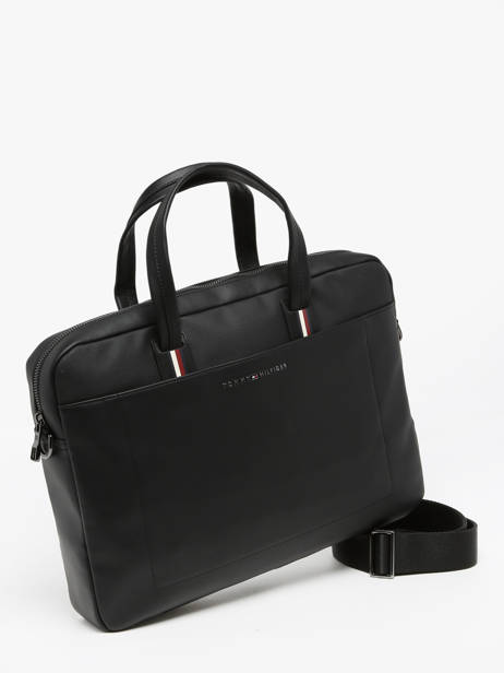 Business Bag Tommy hilfiger Black corporate AM11822 other view 2
