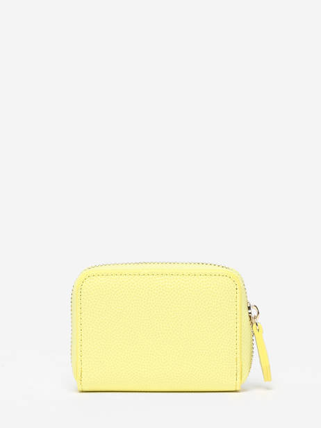 Coin Purse Valentino Yellow divina VPS1R413 other view 2