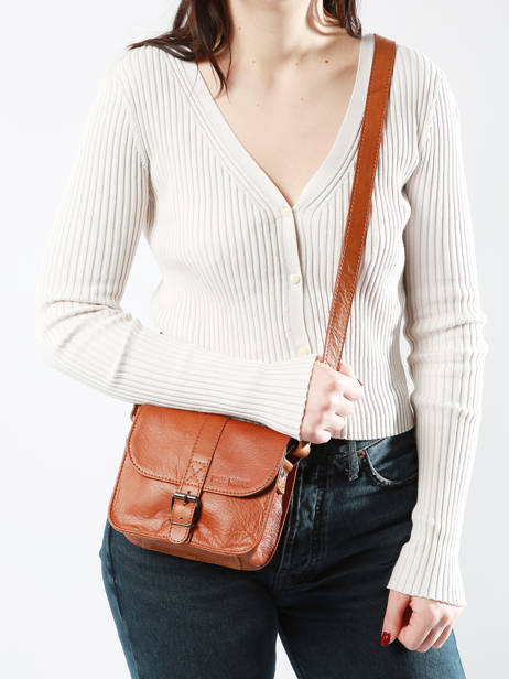 Sac L'essentiel Cuir Paul marius Marron vintage ESSENTIE vue secondaire 2