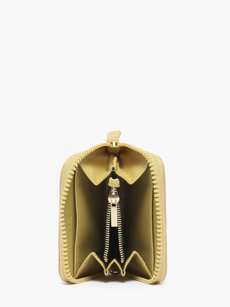 Leather Oxer Wallet Etrier Yellow oxer EOXE090S other view 2