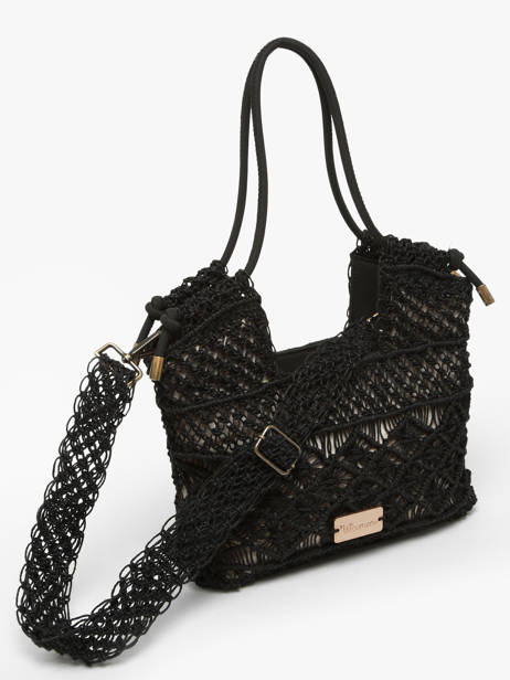 Sac Porté épaule Tanaisie Jute Woomen Noir tanaisie WTAN09 vue secondaire 2