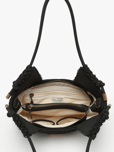 Sac Porté épaule Tanaisie Jute Woomen Noir tanaisie WTAN09 vue secondaire 3
