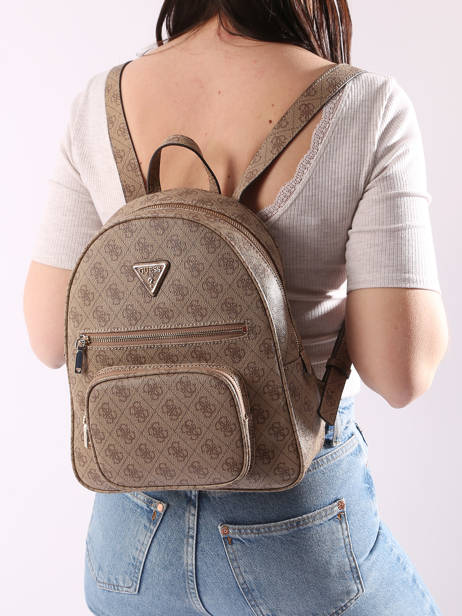 Backpack Guess Brown eco element EBG87673 other view 1