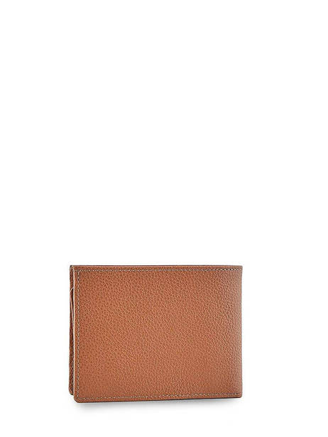 Leather Wallet Madras Etrier Brown madras EMAD438 other view 3