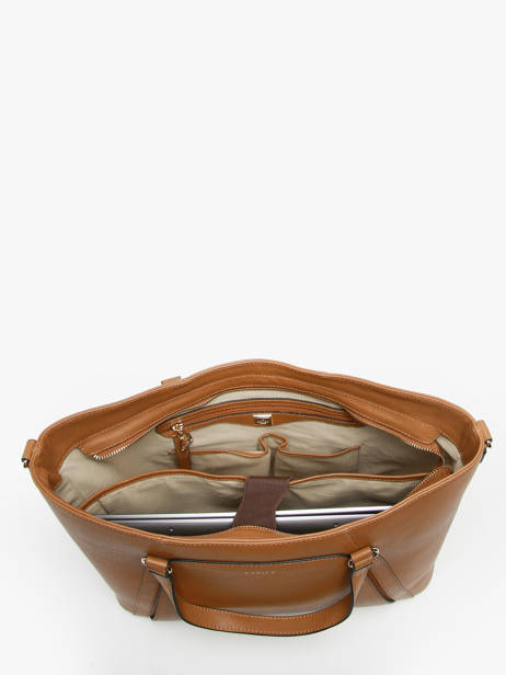 Leather Tradition Tote Bag Etrier Beige tradition ETRA8031 other view 3