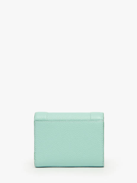 Compact Leather Ninon Wallet Lancel Blue ninon A12841 other view 2