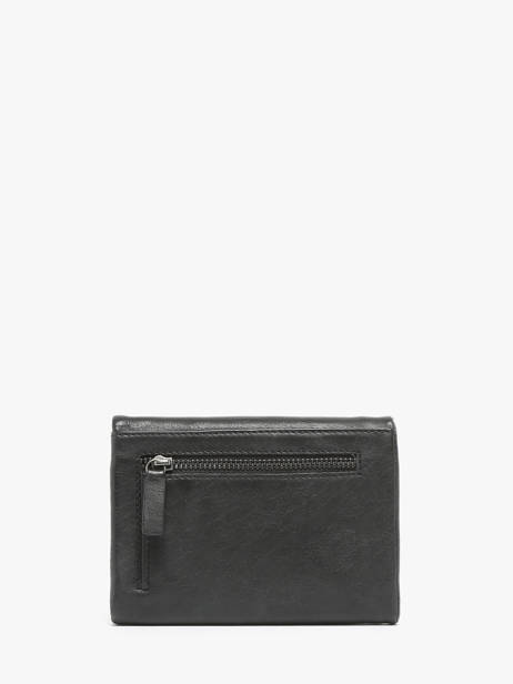 Wallet Leather Biba Black heritage TOT1L other view 2