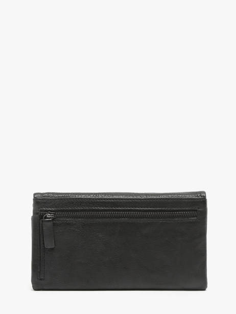 Wallet Leather Biba Black heritage TOT2L other view 2