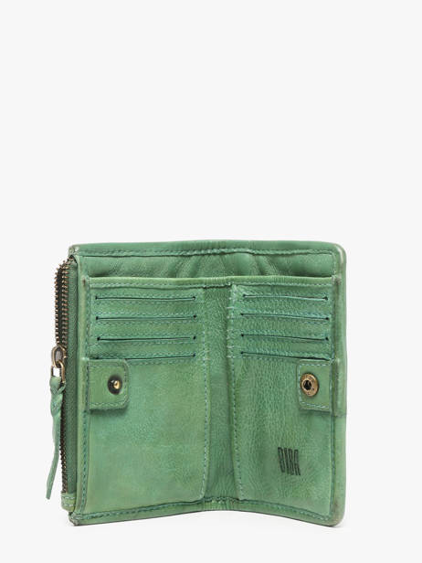 Wallet Leather Biba Green heritage SUM3L other view 1