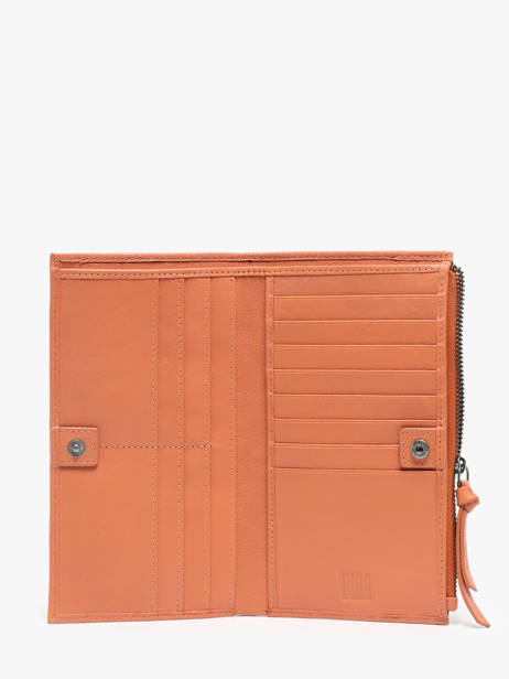 Wallet Leather Biba Orange heritage VAW2L other view 1