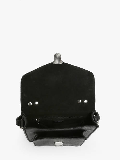 Sac Bandoulière Mademoiselle George Xs Cuir Paul marius Noir vintage GEORGEXS vue secondaire 3