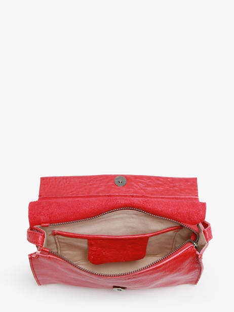 Shoulder Bag Natural Leather Biba Red natural CHR3L other view 3