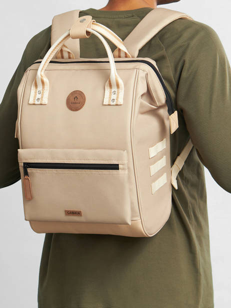 Adventurer Medium - Customisable Backpack  Cabaia Beige adventurer BAGS other view 1