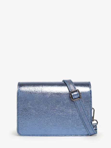Shoulder Bag Nine Leather Milano Blue nine NI22115N other view 4