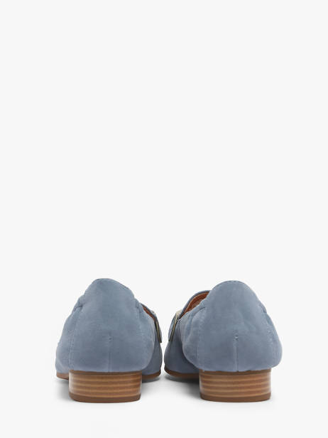 Moccasins Zanga In Leather Mam'zelle Blue women CSIRK28 other view 3