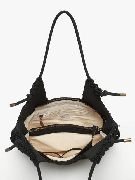 Braided Jute Tanaisie Shoulder Bag Woomen Black tanaisie WTAN04 other view 3