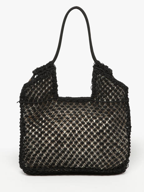 Braided Jute Tanaisie Shoulder Bag Woomen Black tanaisie WTAN04 other view 4
